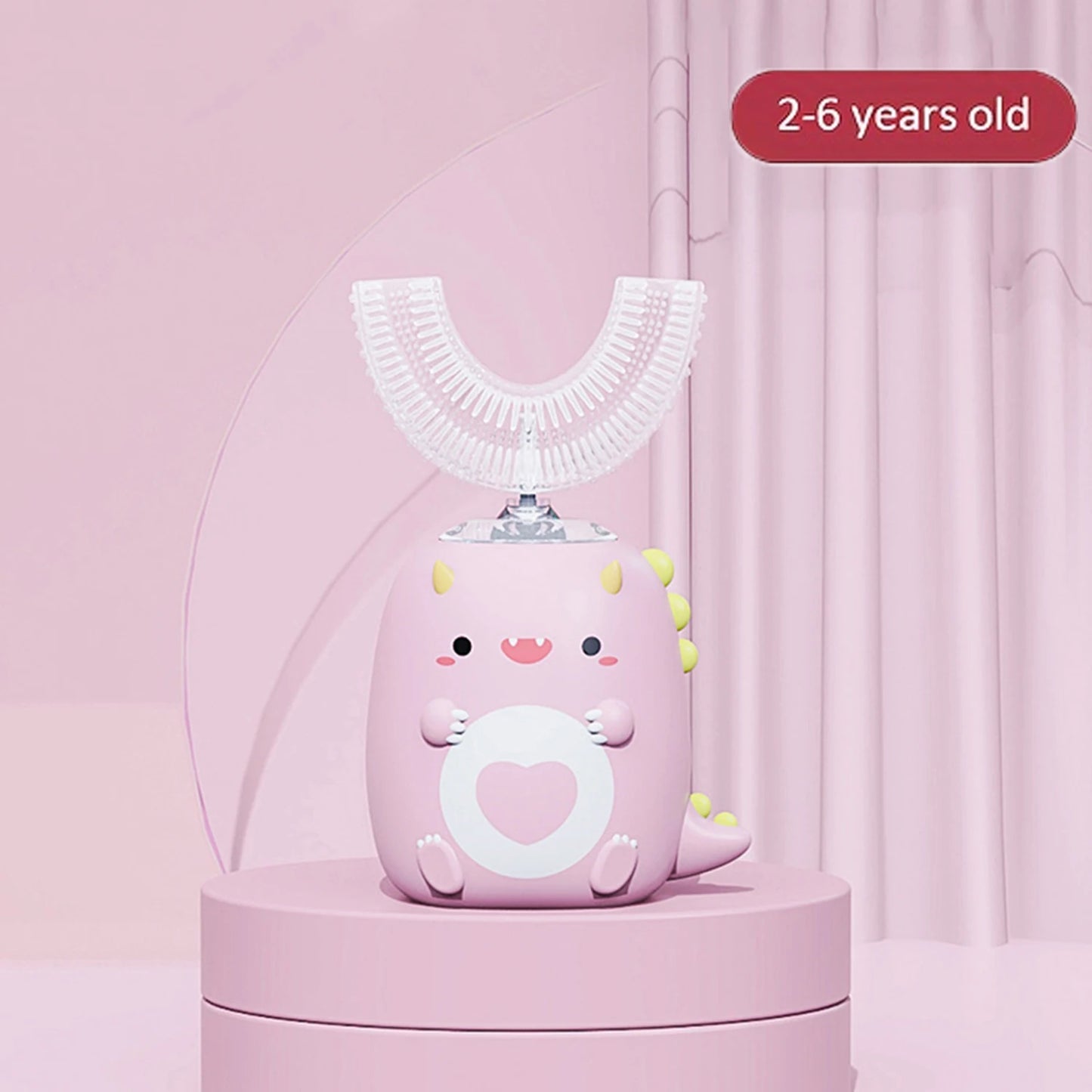 U-shaped children's rechargeable electric toothbrus