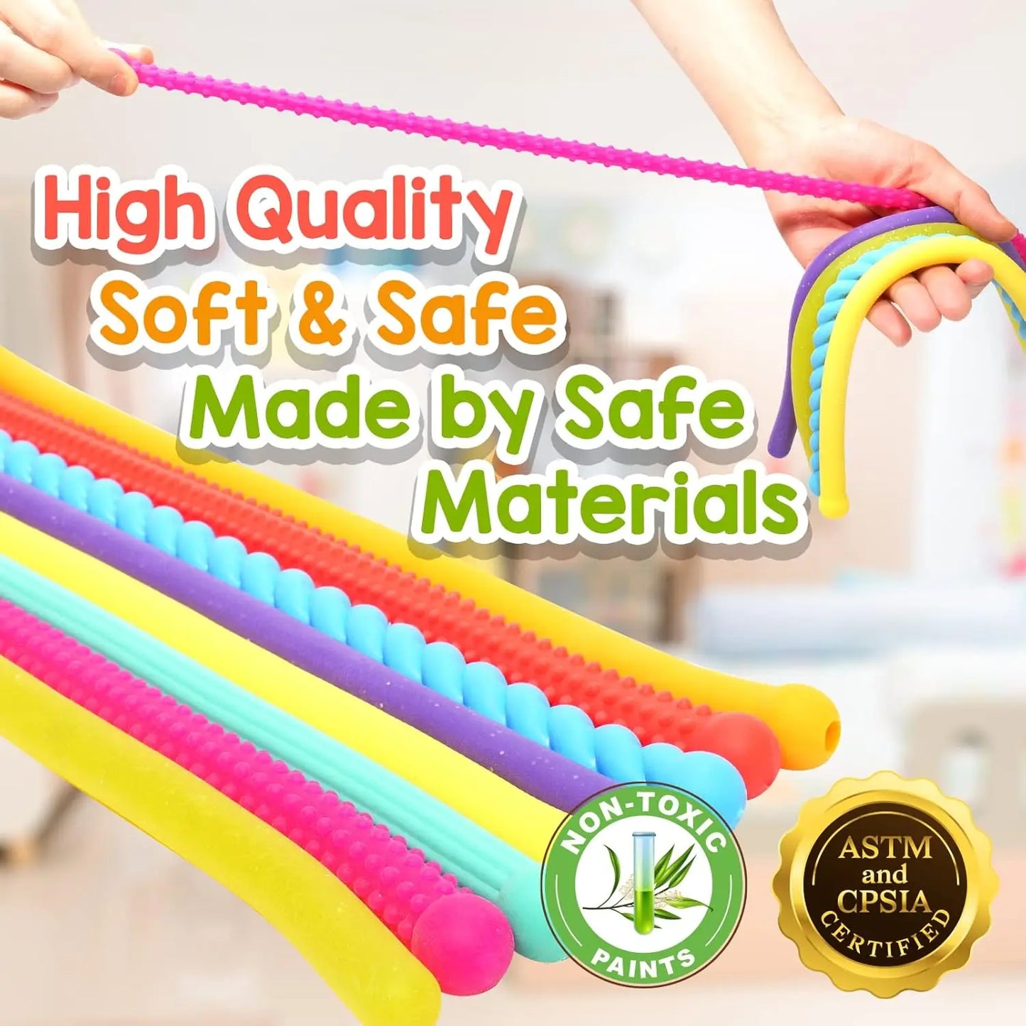 Textured Stretchy Fidget Toys
