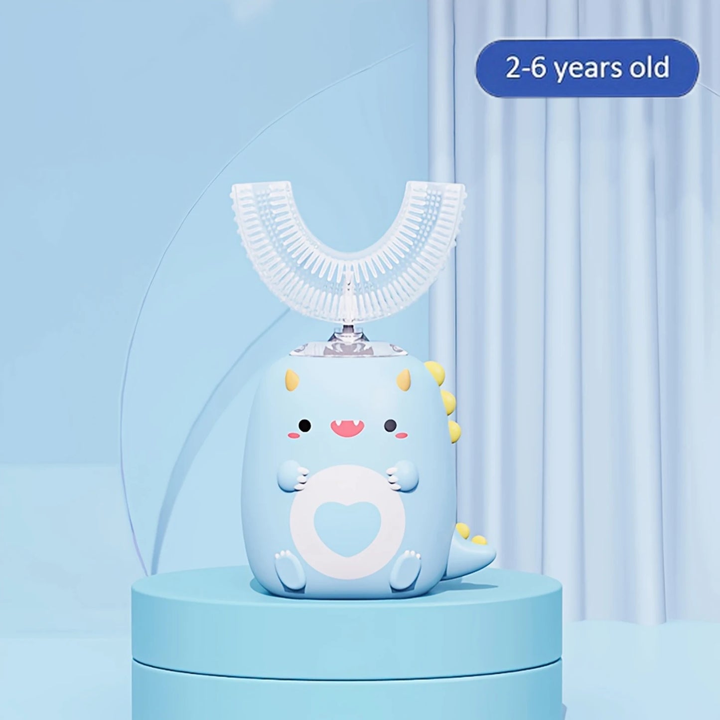 U-shaped children's rechargeable electric toothbrus