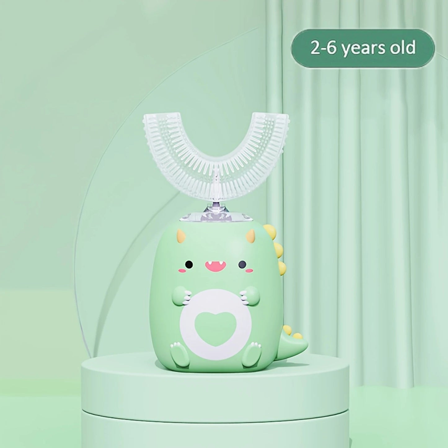 U-shaped children's rechargeable electric toothbrus