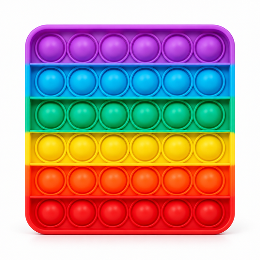 Fidget Push Bubble de Silicona – Juguete Sensorial Antiestrés