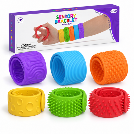 Pulseras Sensoriales Texturizadas Antiestrés